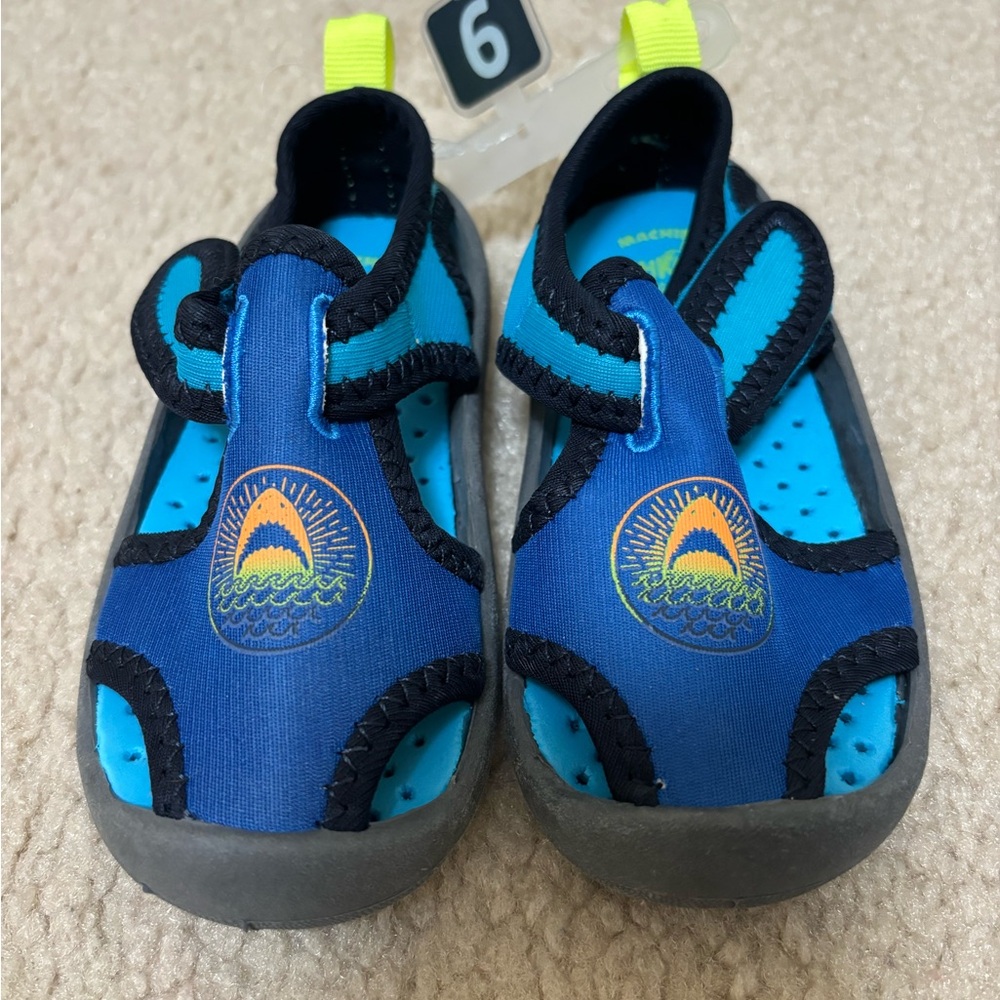 OshKosh B'gosh Blue and Black Kids Water Shoes